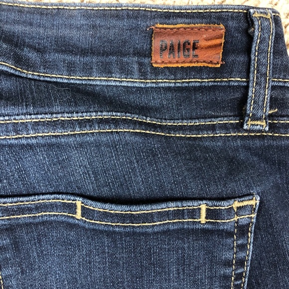 Paige Dark Wash Bermuda Denim Shorts - Picture 4 of 8